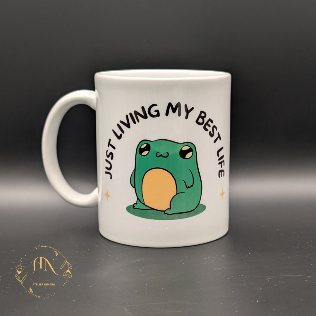 Frog-tastic Life Mug