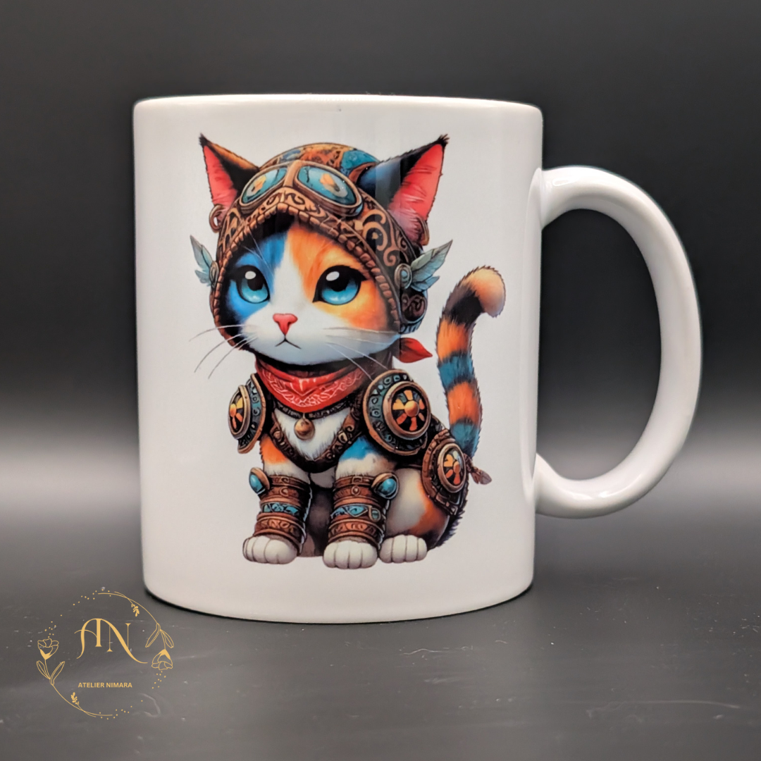 Steampunk Paws & Gears Mug