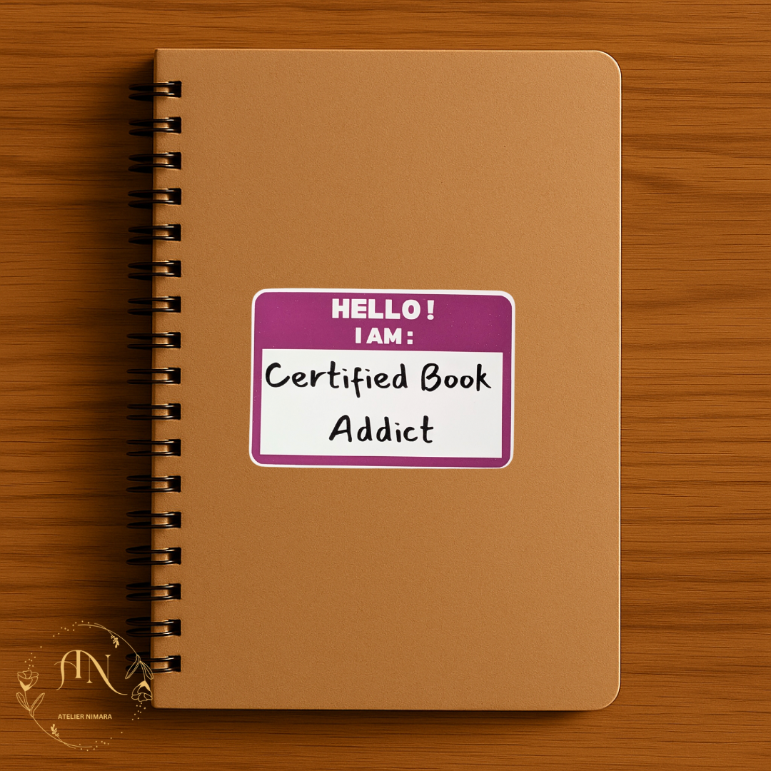 Certified Book Addict Sticker
