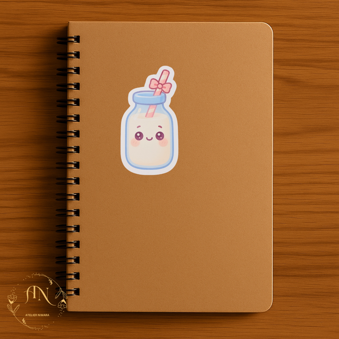 Milk Bottle Sticker
