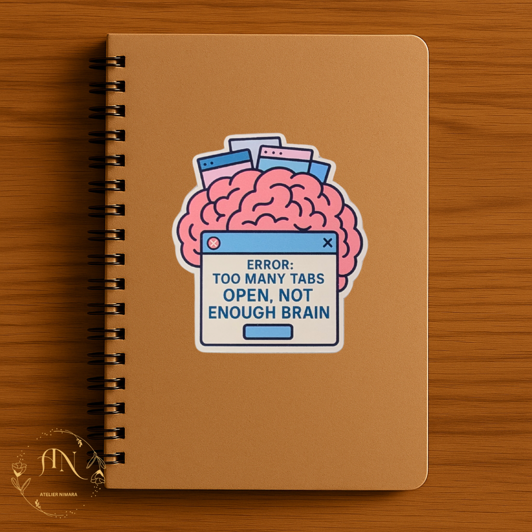 Brain.exe Crashed Sticker