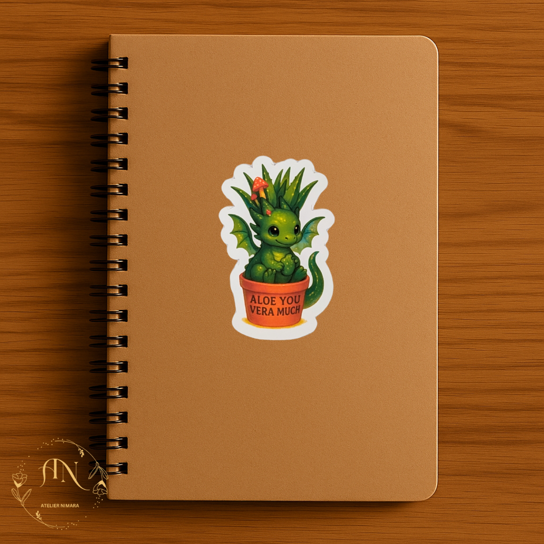 Aloe You Vera Much Sticker