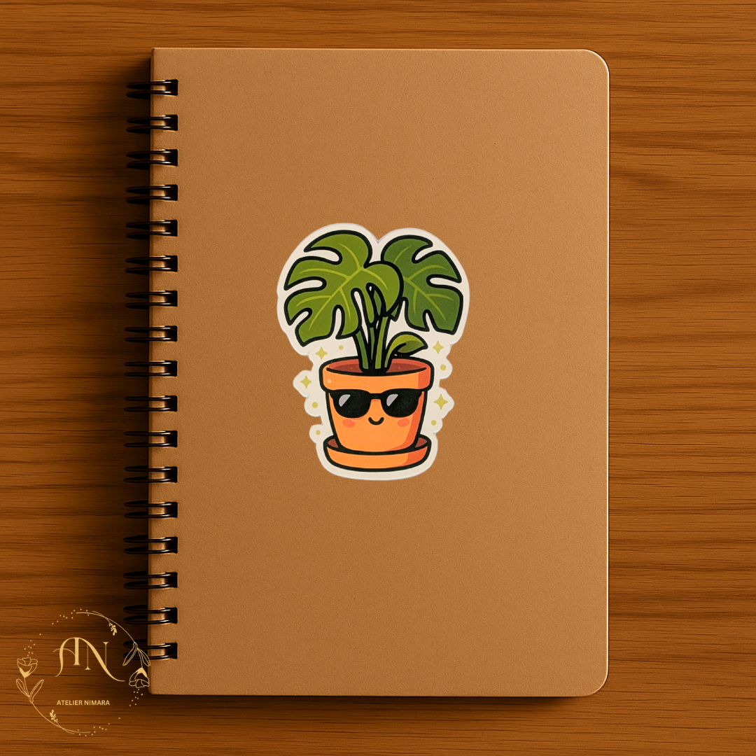 Chlorobro β Cool Plant Sticker