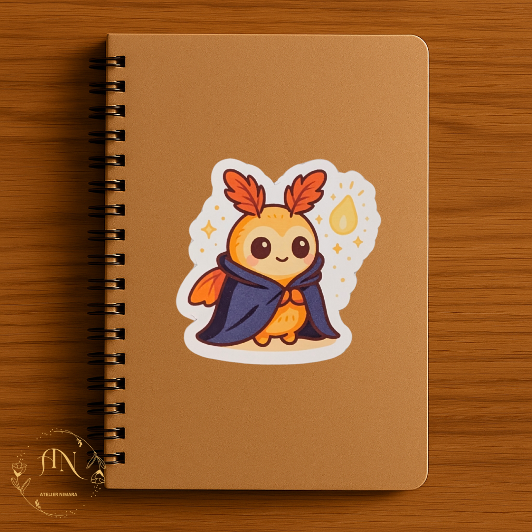 Fire Moth Mage Sticker