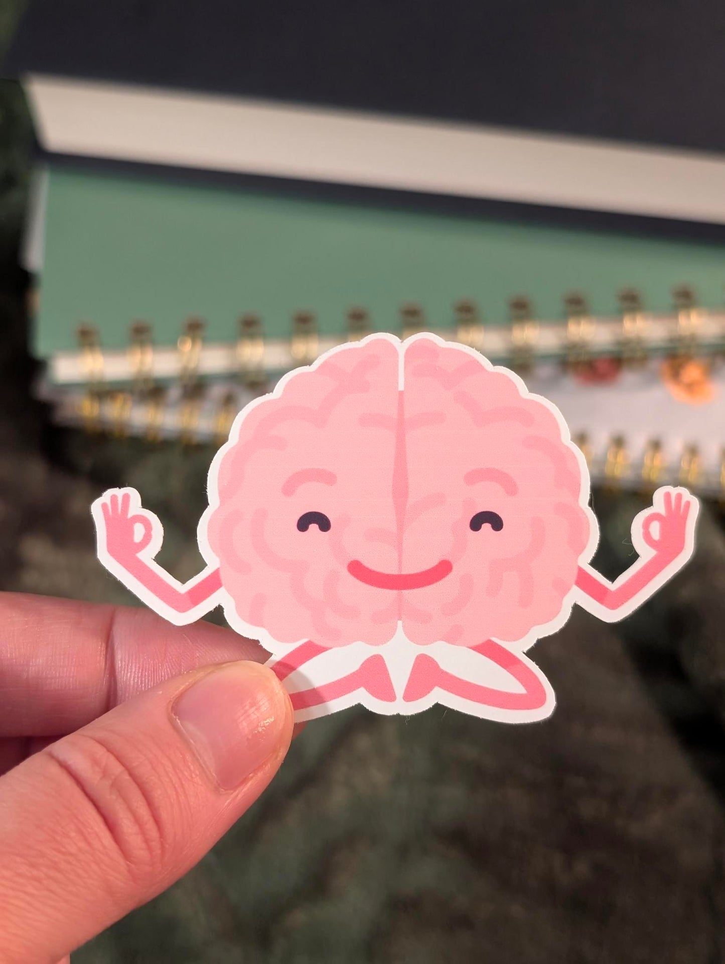 Zen Brain Buddy Sticker