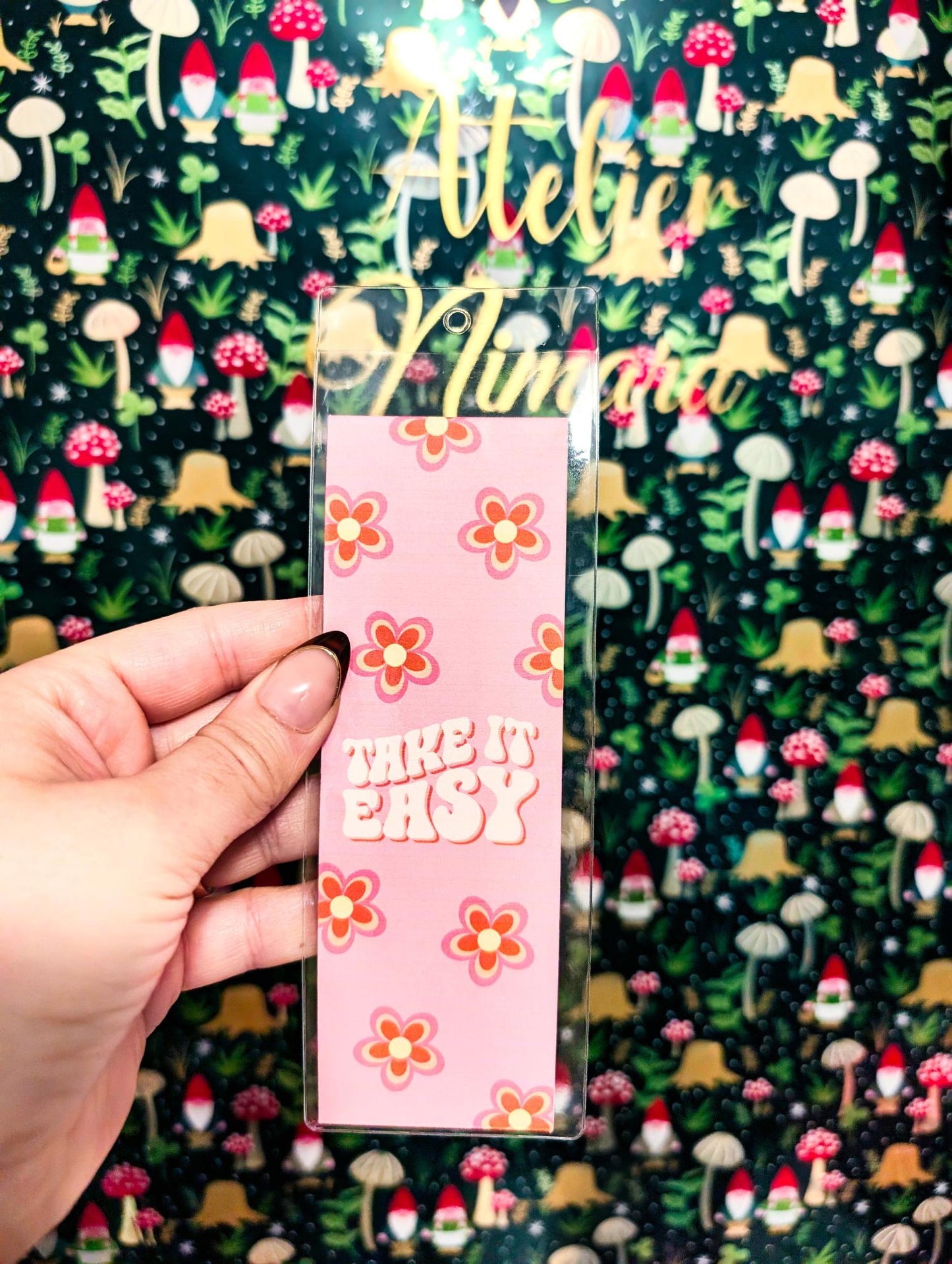 Retro Bloom Bookmark