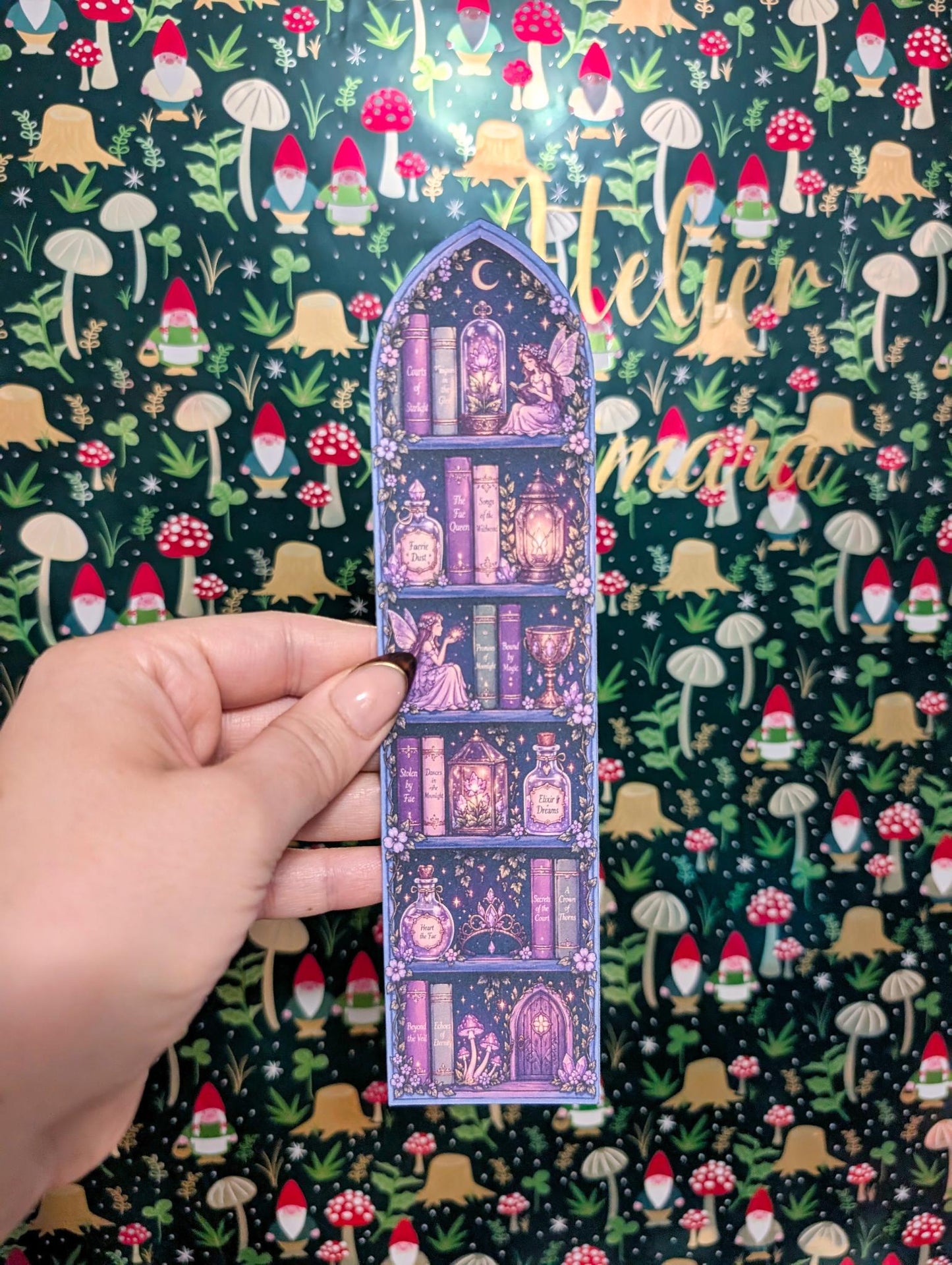 Enchanted Fae Library Bookmark