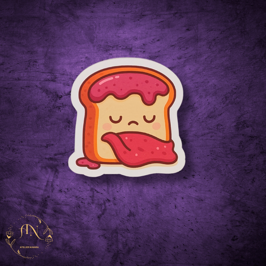 Jelly Toast Nap Sticker