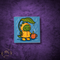Leafy Cozy Lizard Sticker