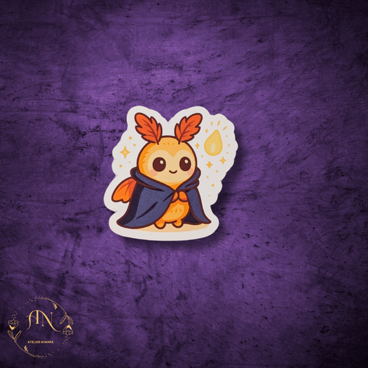 Fire Moth Mage Sticker