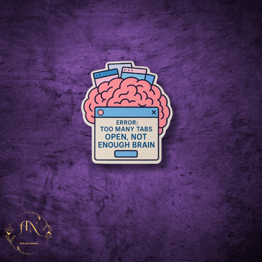 Brain.exe Crashed Sticker