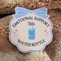 Emotional Support Sparkle Bottle Sticker