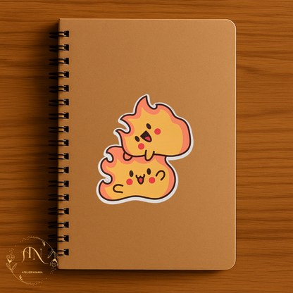 Flame Fam Sticker