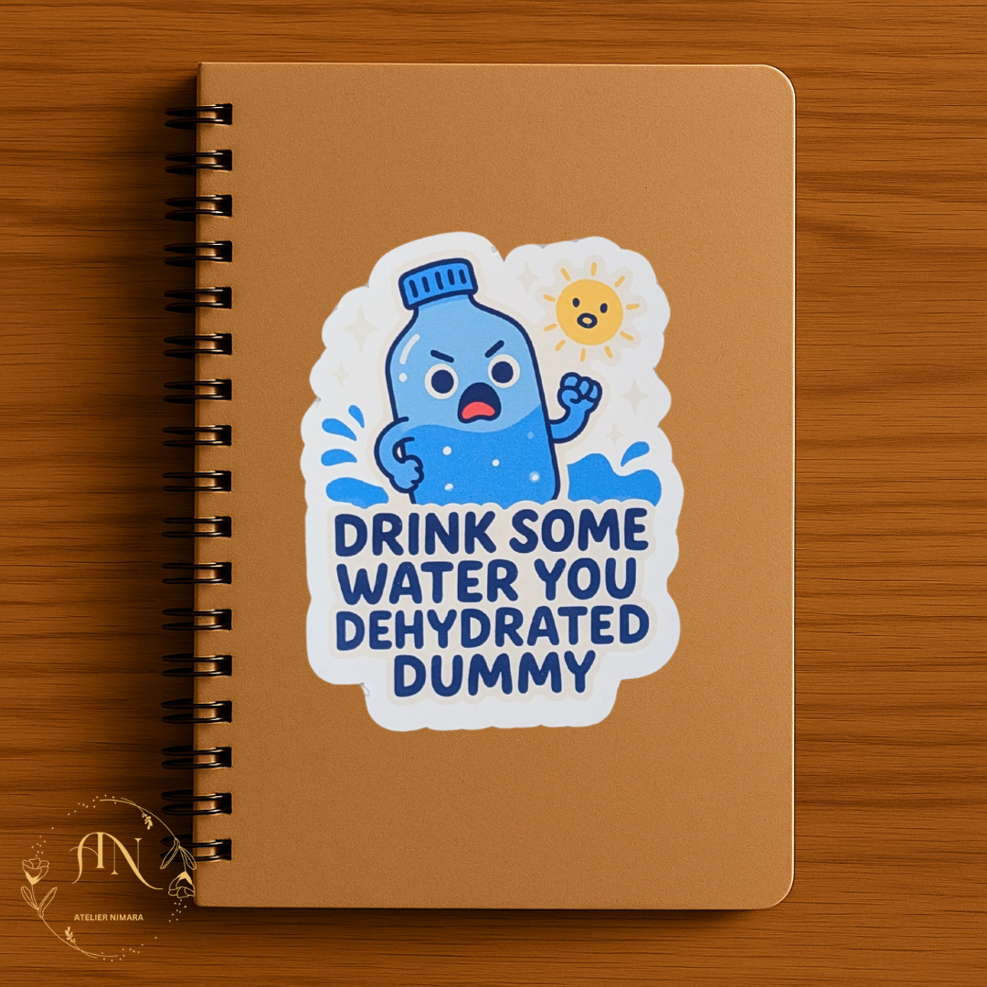 Hydrate or Else Sticker