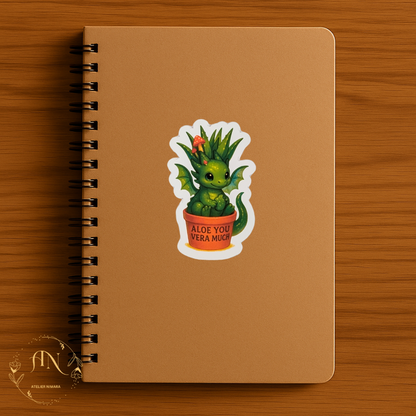 Aloe You Vera Much Sticker