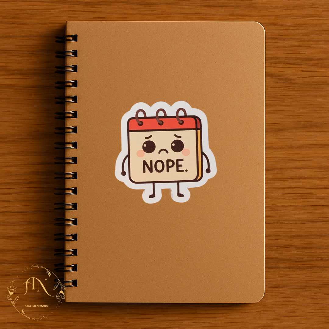 Nope Day Sticker