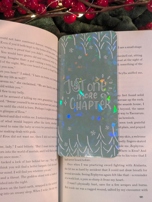 Just One More Chapter – Holo Bookmark