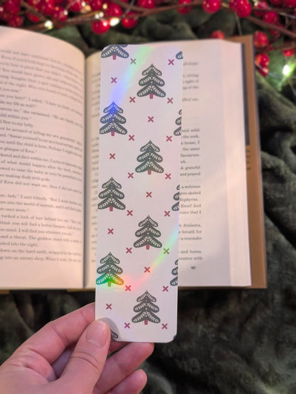 Evergreen Wishes - Holiday Holographic Bookmark – Seasonal Edition