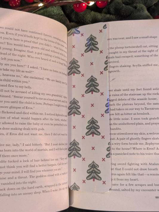 Evergreen Wishes - Holiday Holographic Bookmark – Seasonal Edition