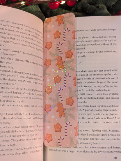 Gingerbread - Holiday Holographic Bookmark – Seasonal Edition