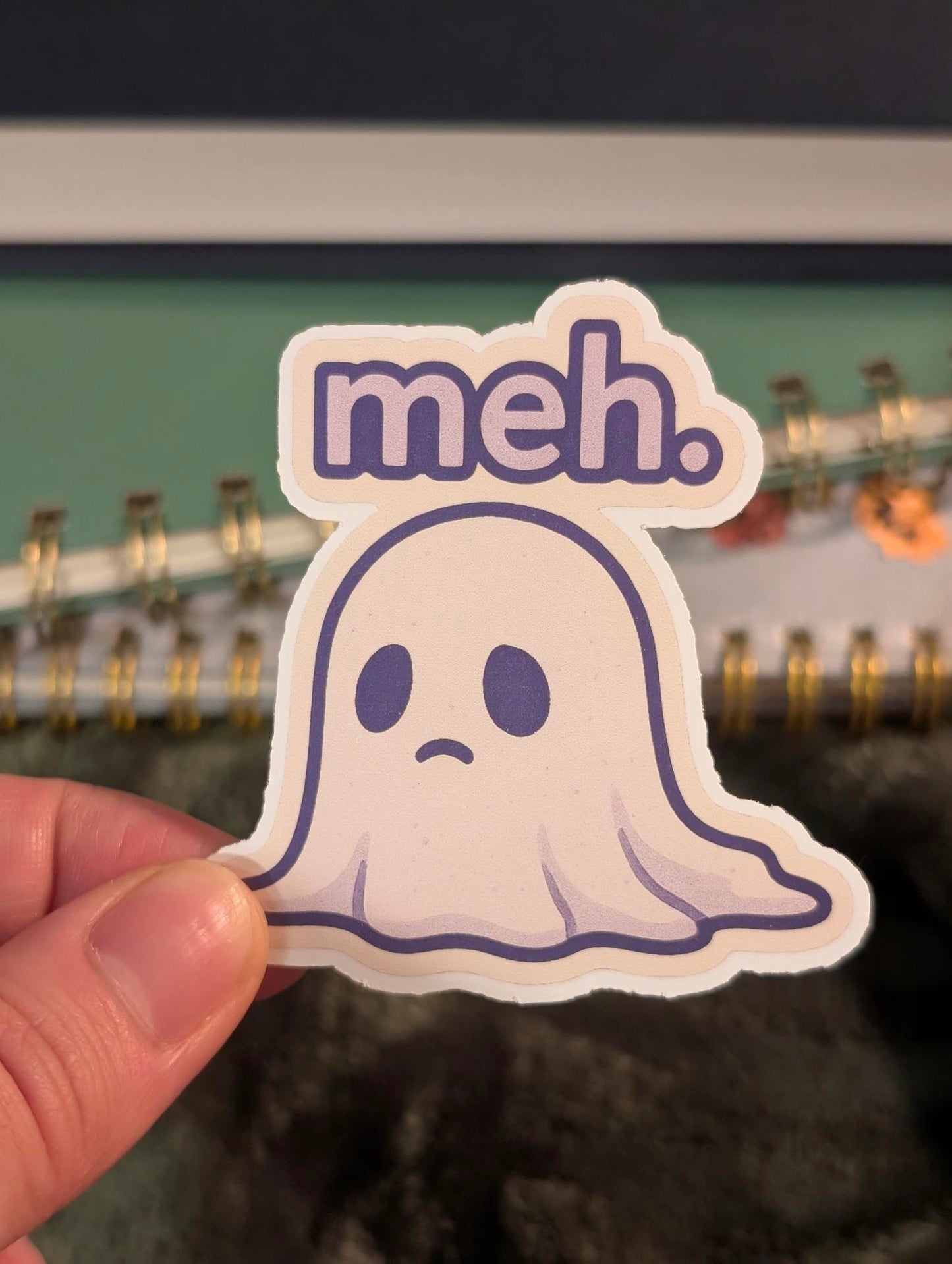 Meh But Make It Adorable Sticker