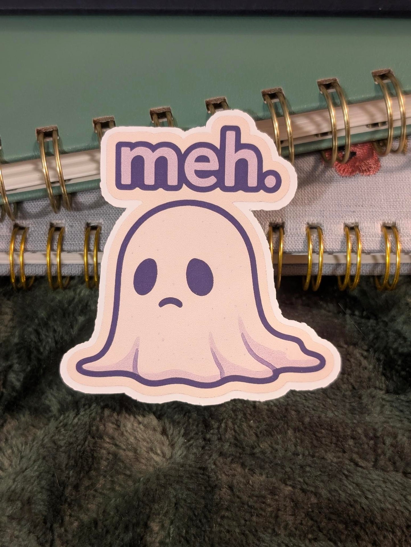 Meh But Make It Adorable Sticker