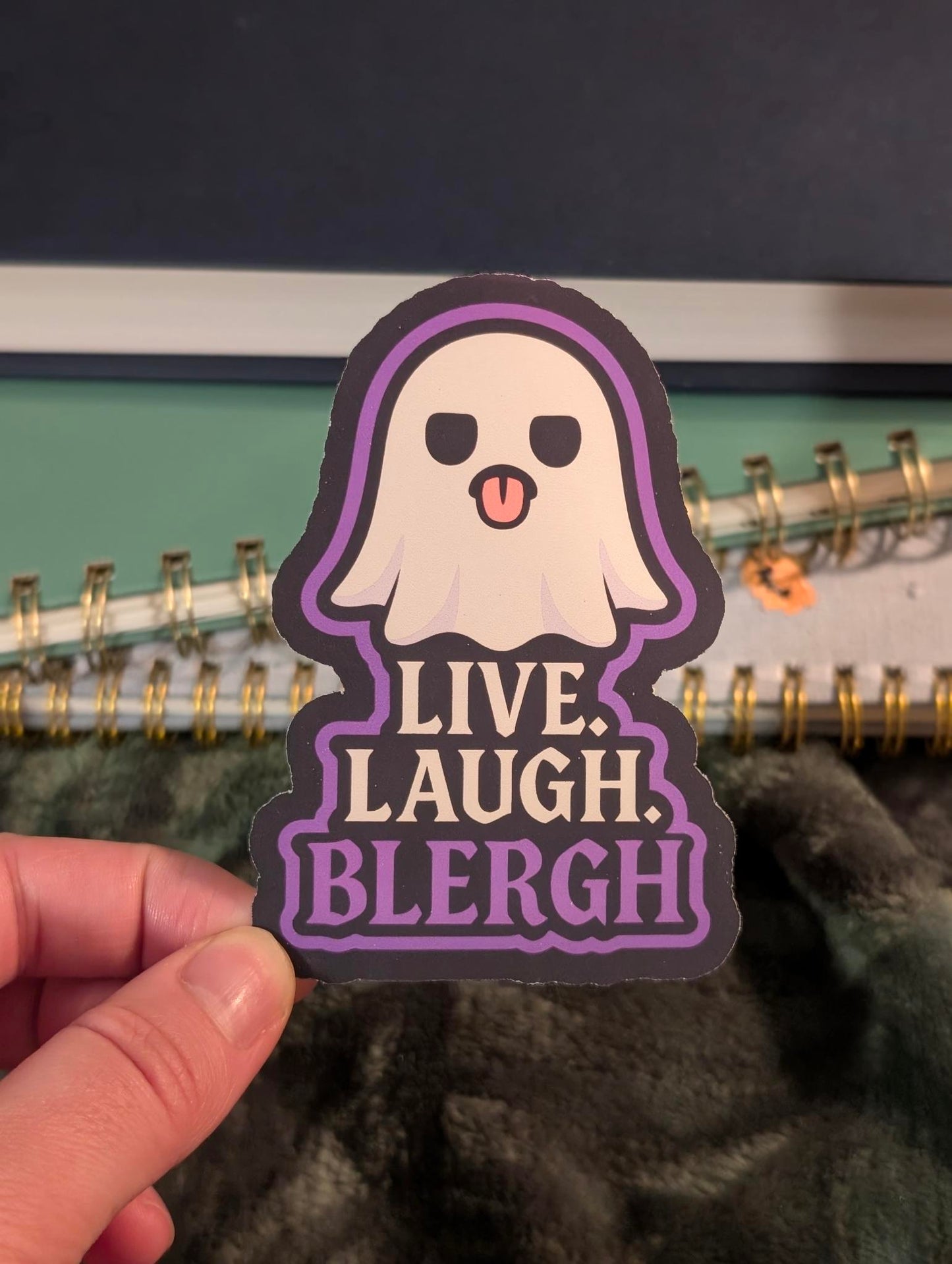 Sarcastic Ghost Energy Sticker