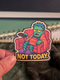 Zombie on Strike Sticker