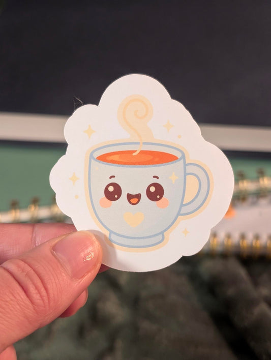 Cozy Cup Cutie Sticker