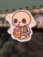 Bone-Boba Buddy Sticker