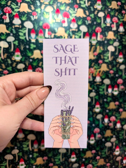 Bad Vibes Begone Bookmark