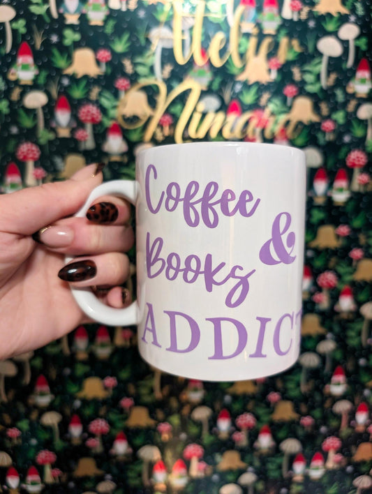 Coffee & Books Addict Mug