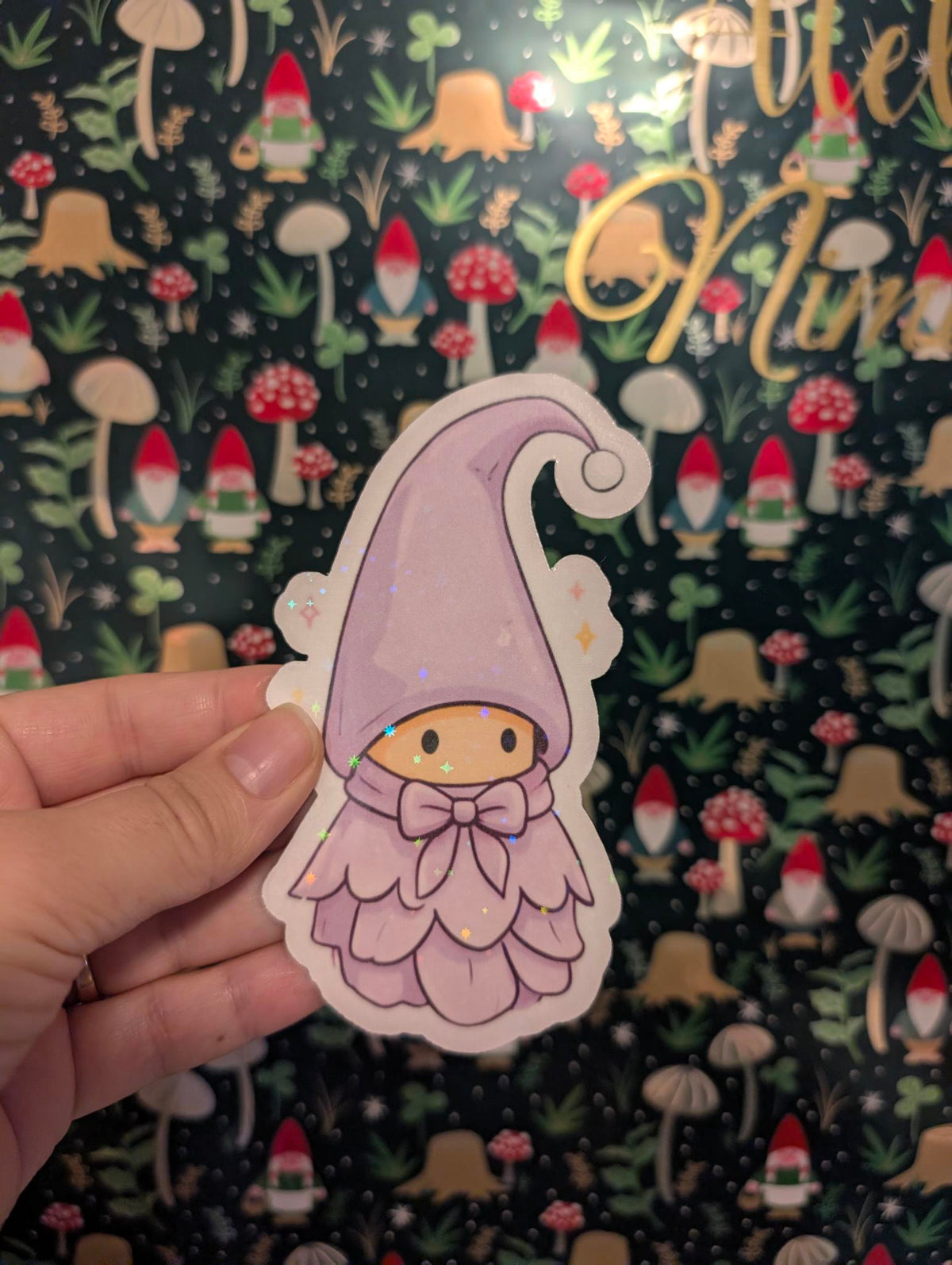 Lila – Holographic Bookmark